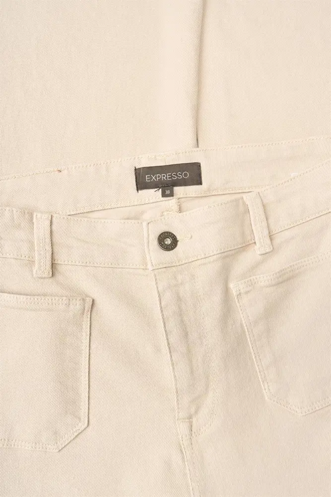 Flared jeans met zakken