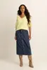 Denim midi-rok