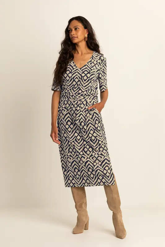 Travel jurk met print