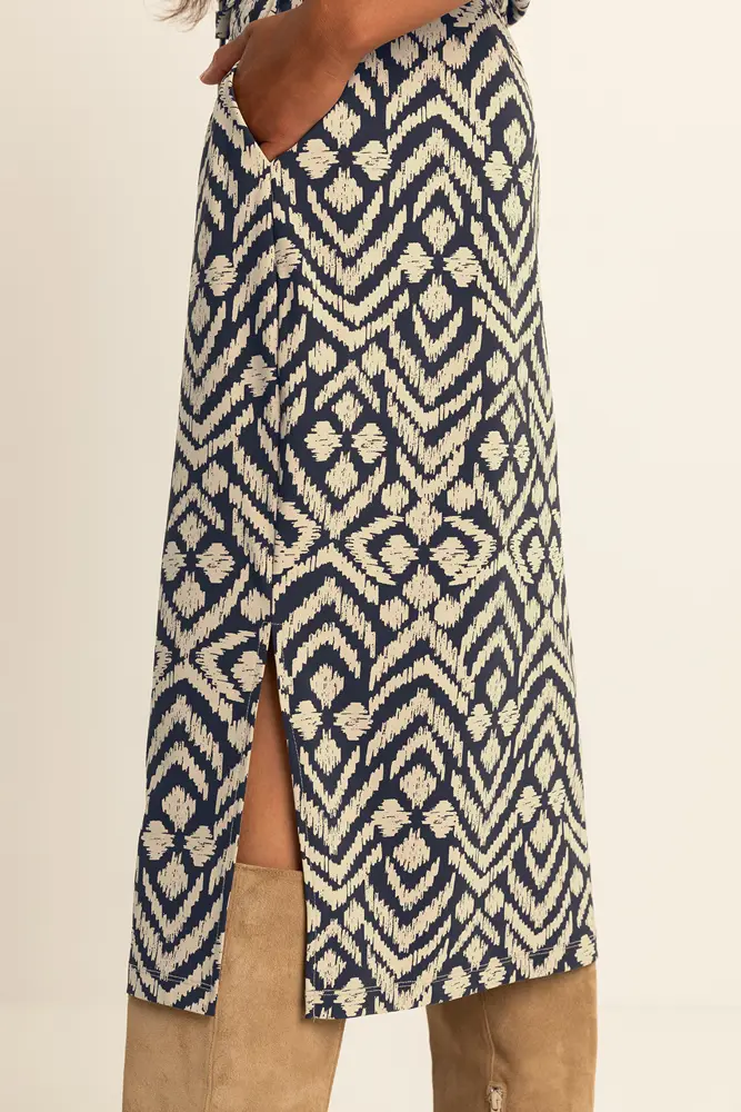 Travel jurk met print