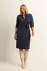 Travel jurk met knoopdetail