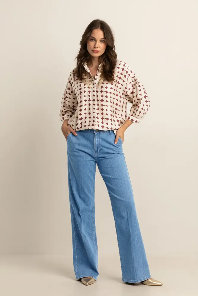 Wide leg jeans