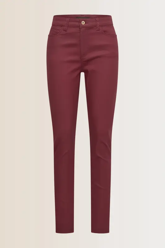 Coated skinny jeans