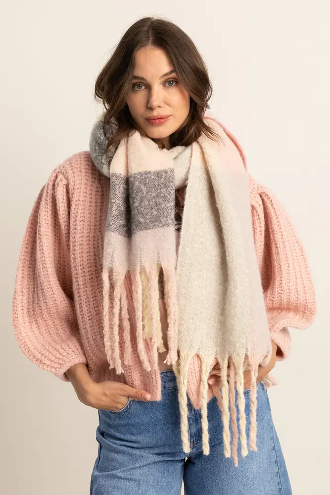 Geruite shawl