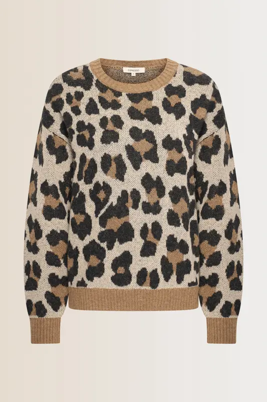 Jacquard trui