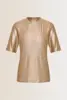 Metallic top