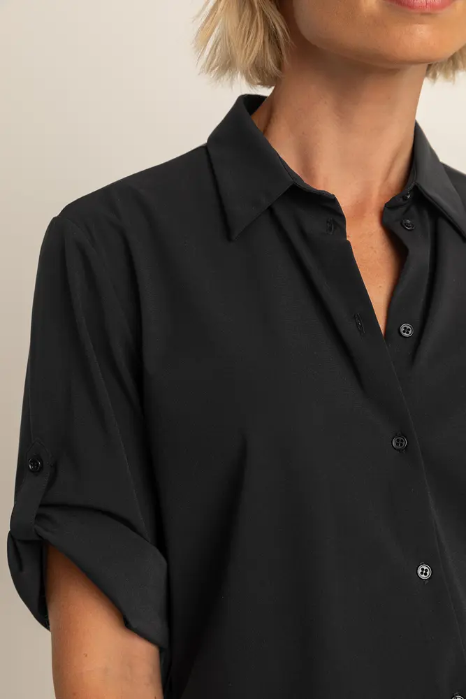 Wijde travelblouse