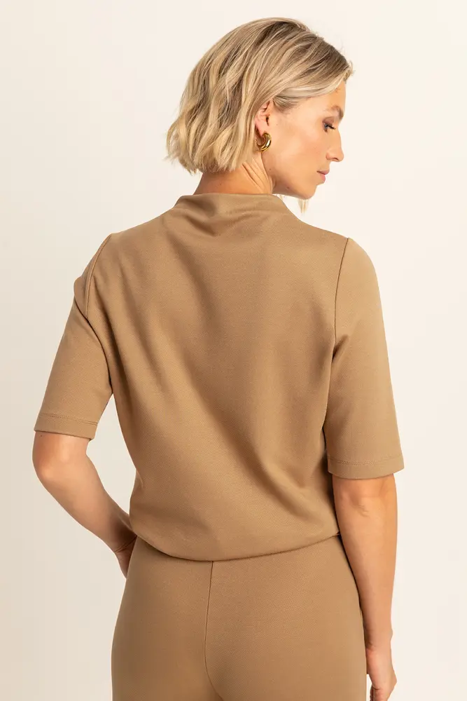 Top met mockneck