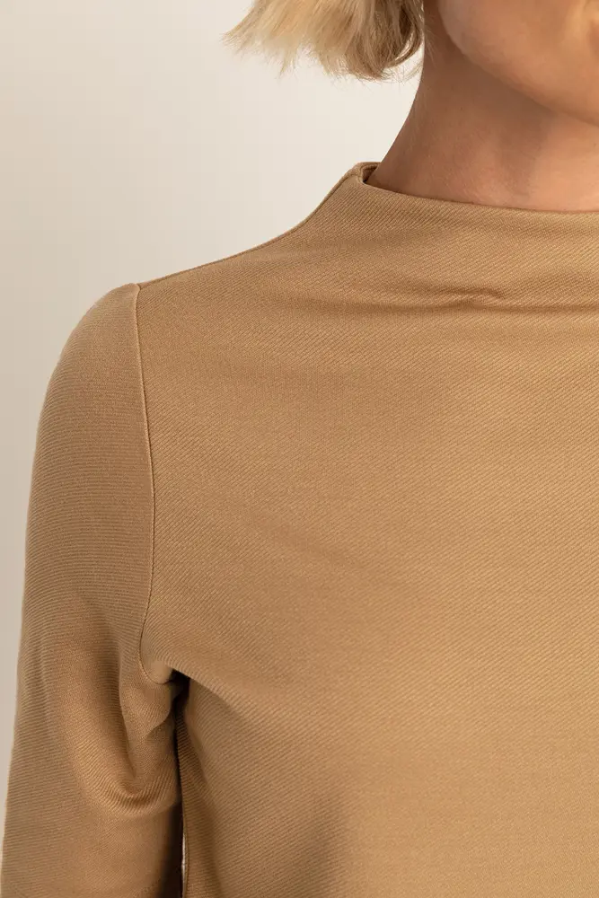 Top met mockneck