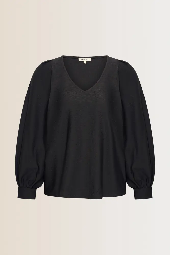 Blouse met V-hals