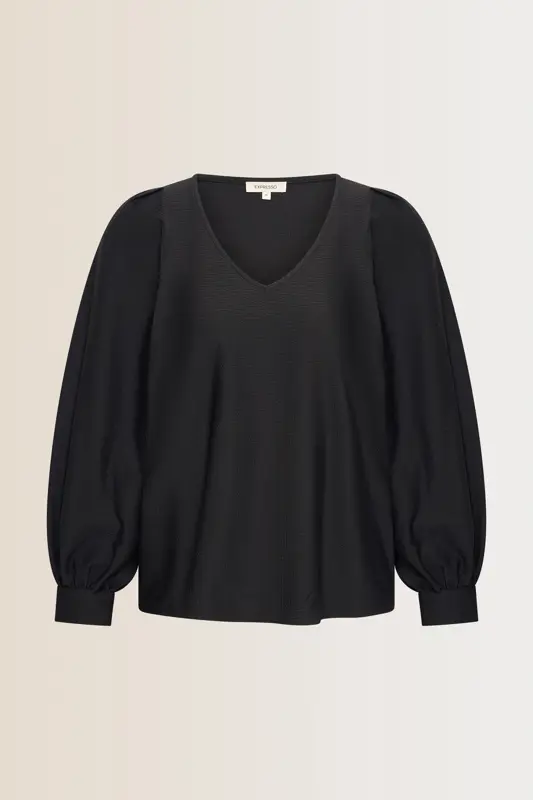 Blouse met V-hals