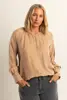 Soepelvallende blouse