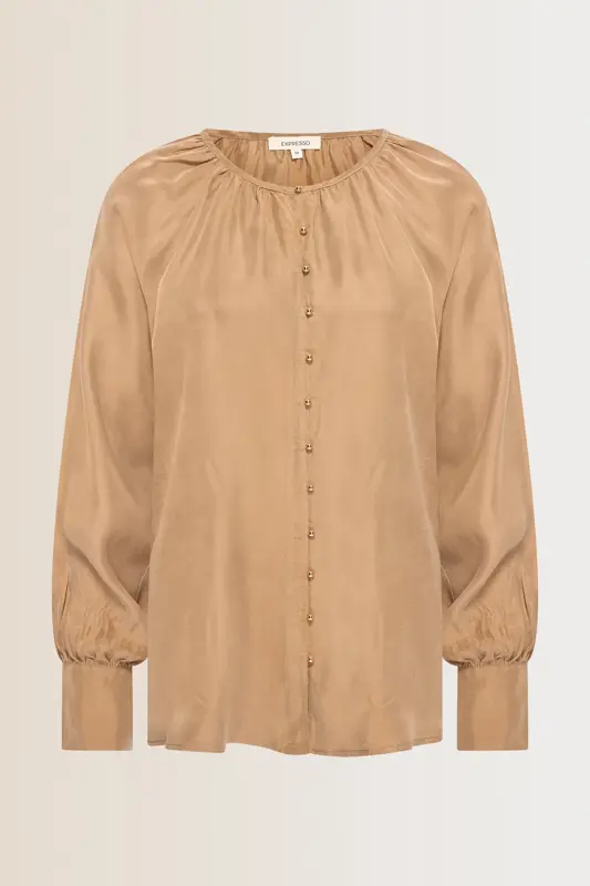 Soepelvallende blouse