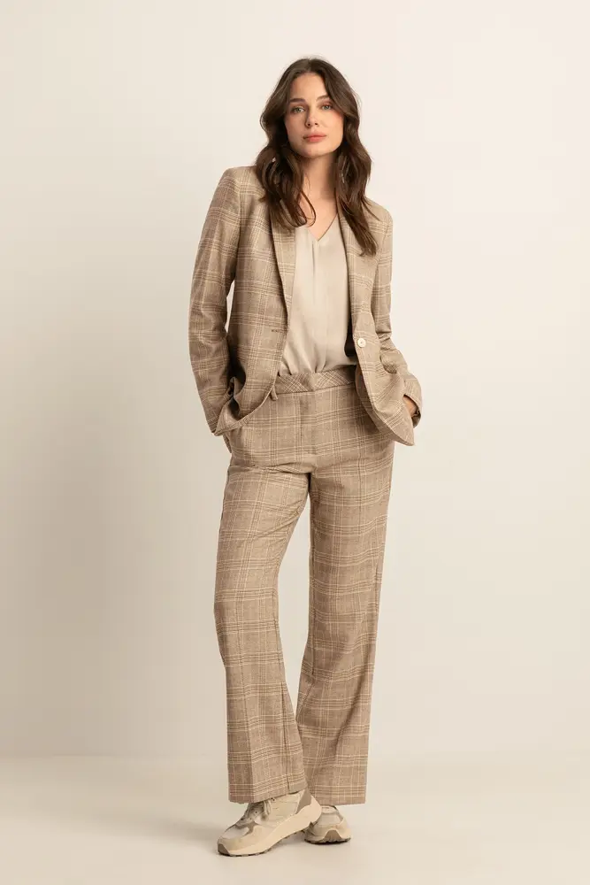 Geruite blazer