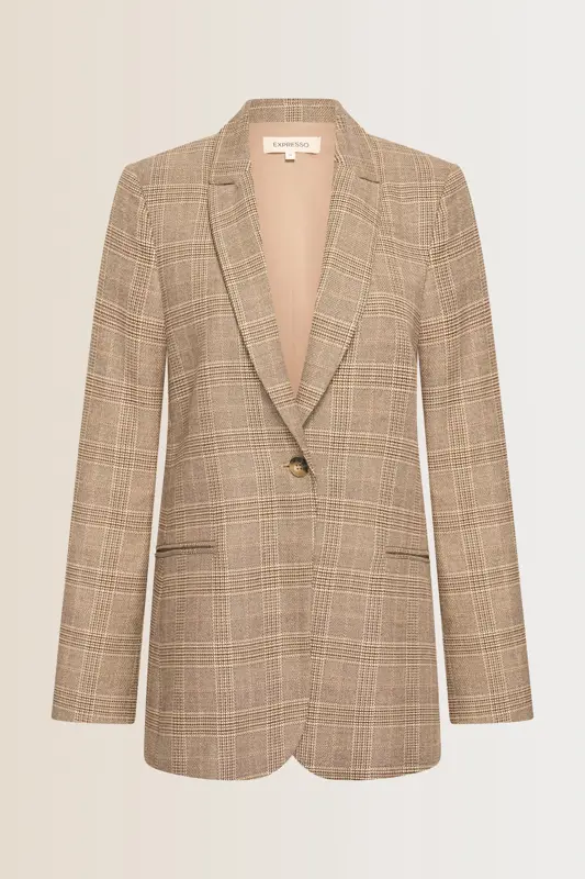 Geruite blazer