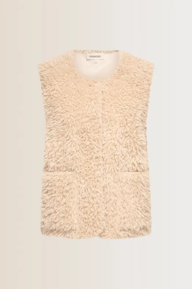 Faux fur gilet