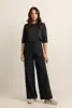 Wijde travel broek