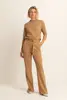 Flared jersey broek