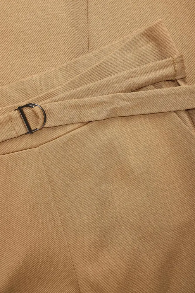 Flared jersey broek