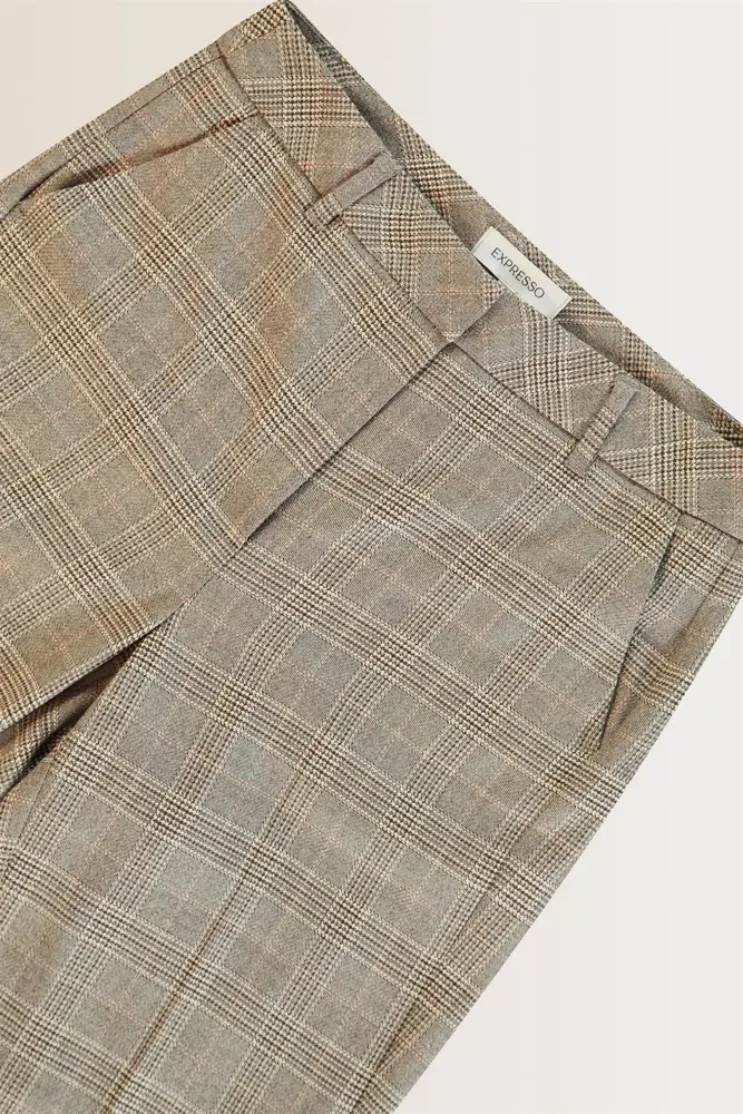 Geruite broek
