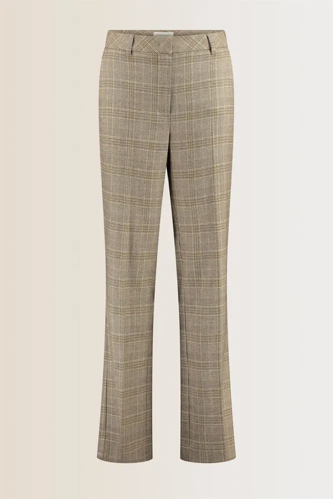 Geruite broek