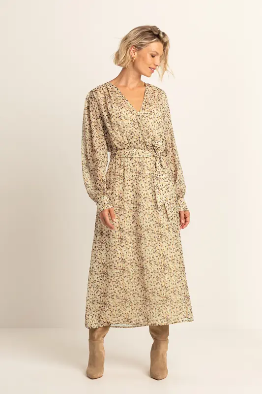 Midi jurk met print