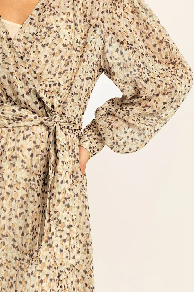 Midi jurk met print