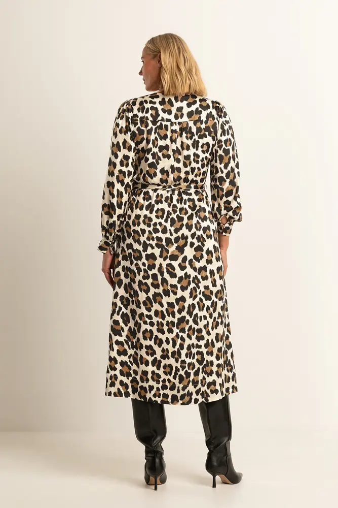 Jurk met luipaardprint