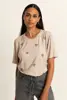 T-shirt met geborduurde details