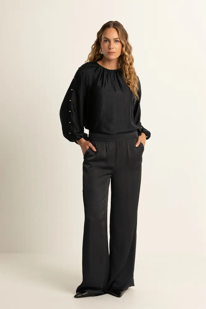 Satijnen blouse