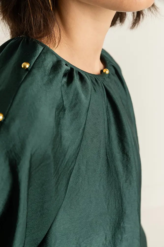 Satijnen blouse