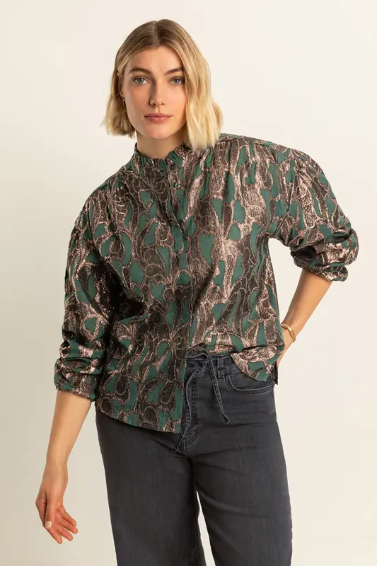 Jacquard blouse