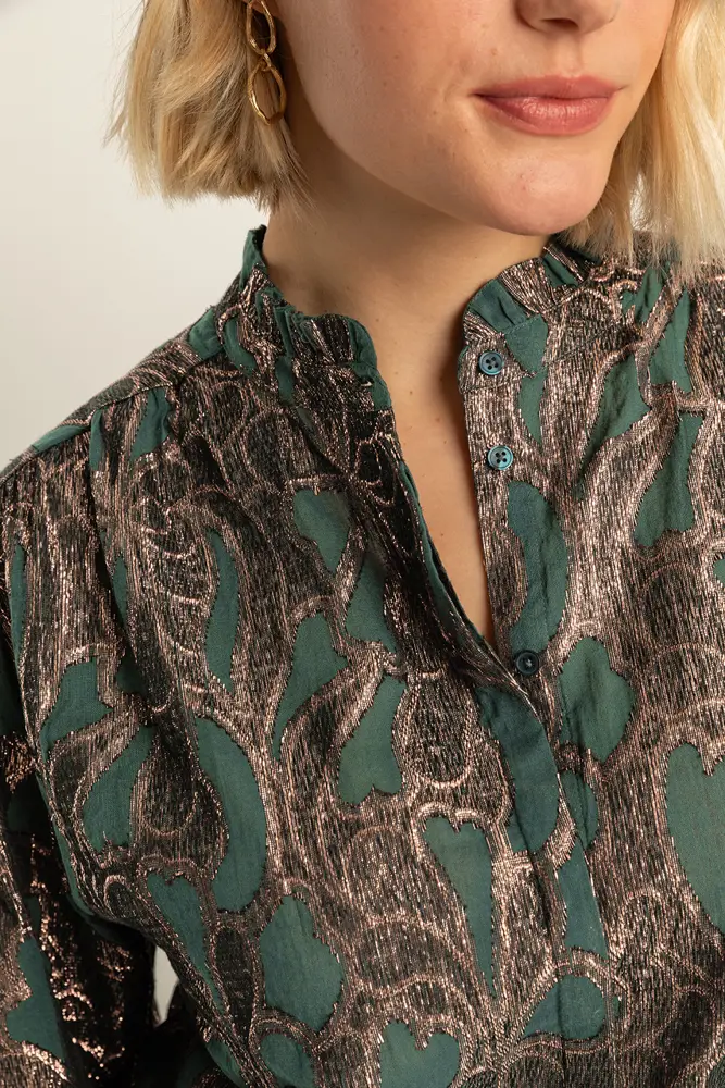 Jacquard blouse