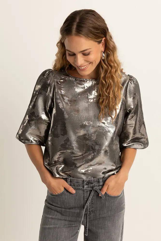 Jacquard blouse