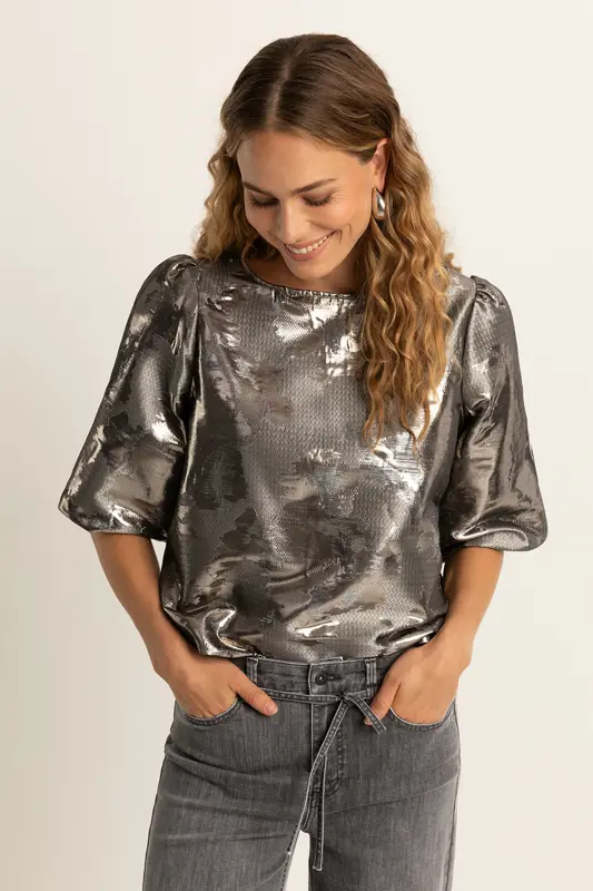 Jacquard blouse