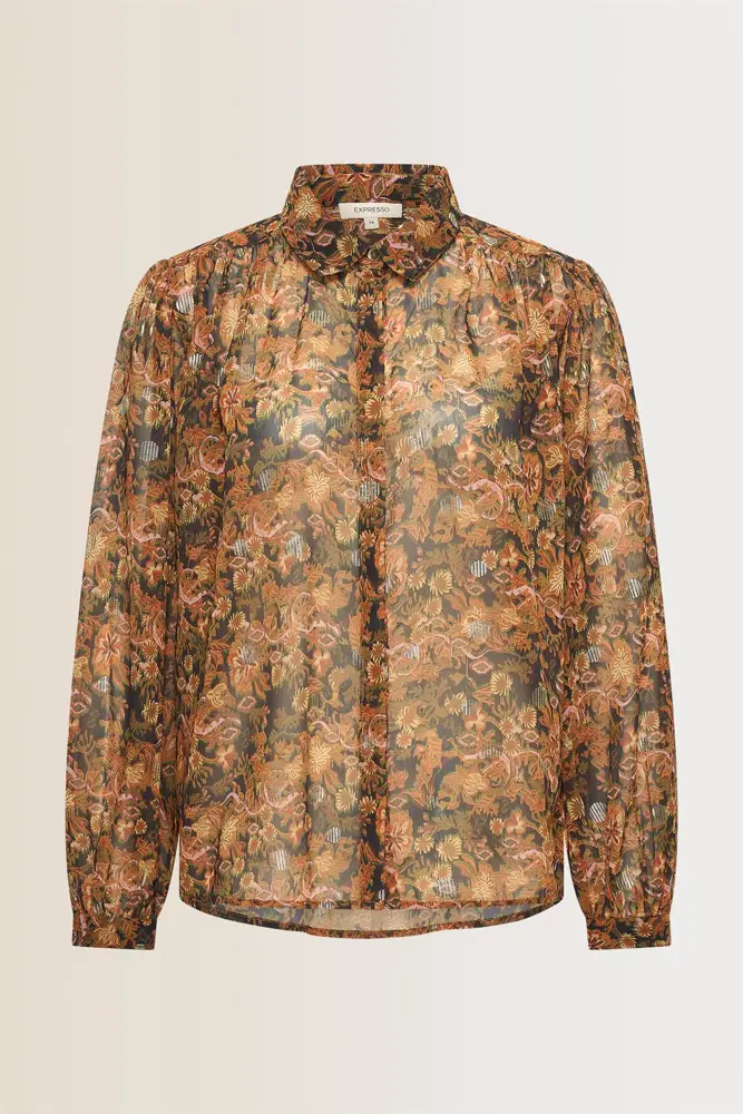 Blouse met bloemenprint