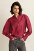 Blouse met pofmouwen