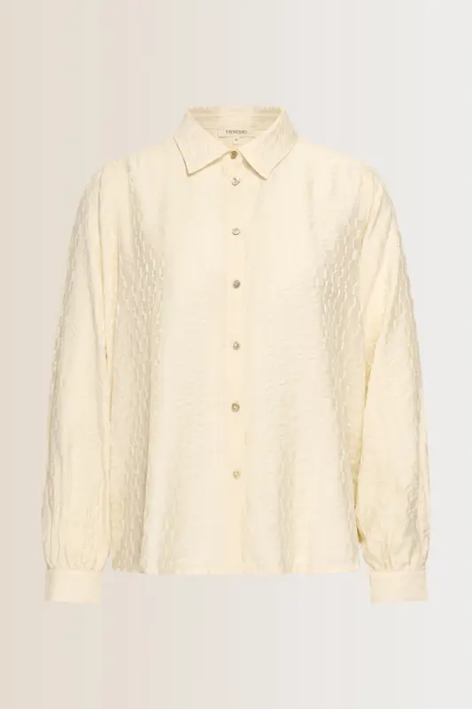 Blouse met glanzende structuur