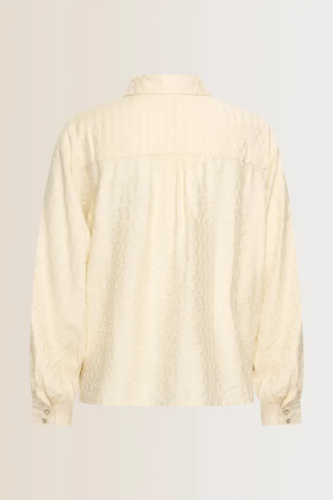 Blouse met glanzende structuur
