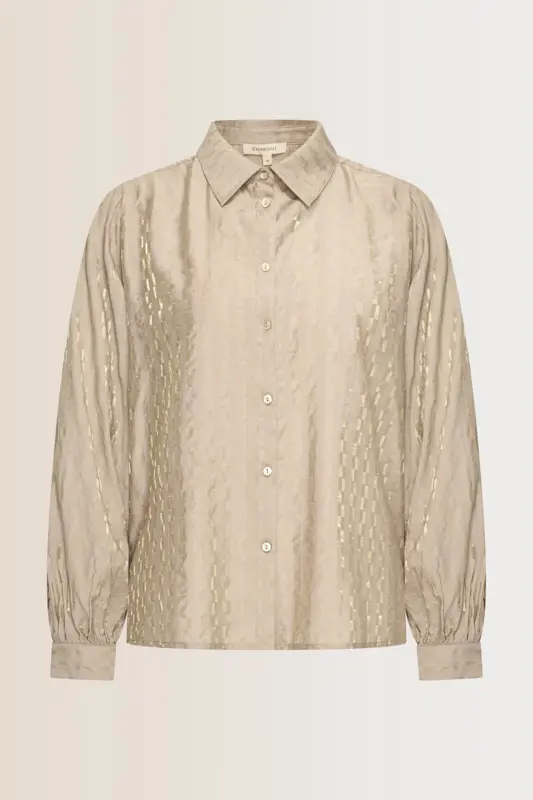 Blouse met glanzende structuur