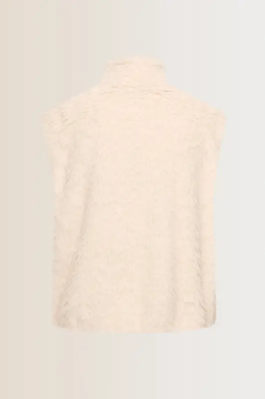 Faux-fur bodywarmer
