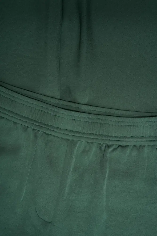 Wijde satijnen broek