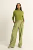Wijde broek met plooien