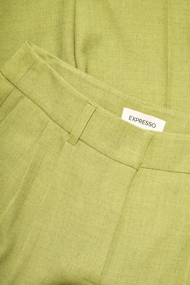 Wijde broek met plooien