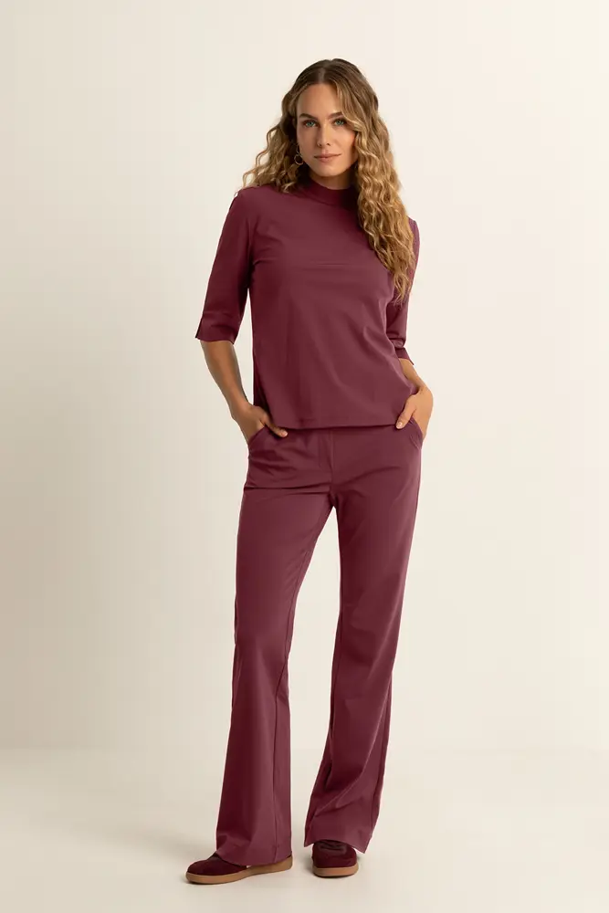 Flared travelbroek