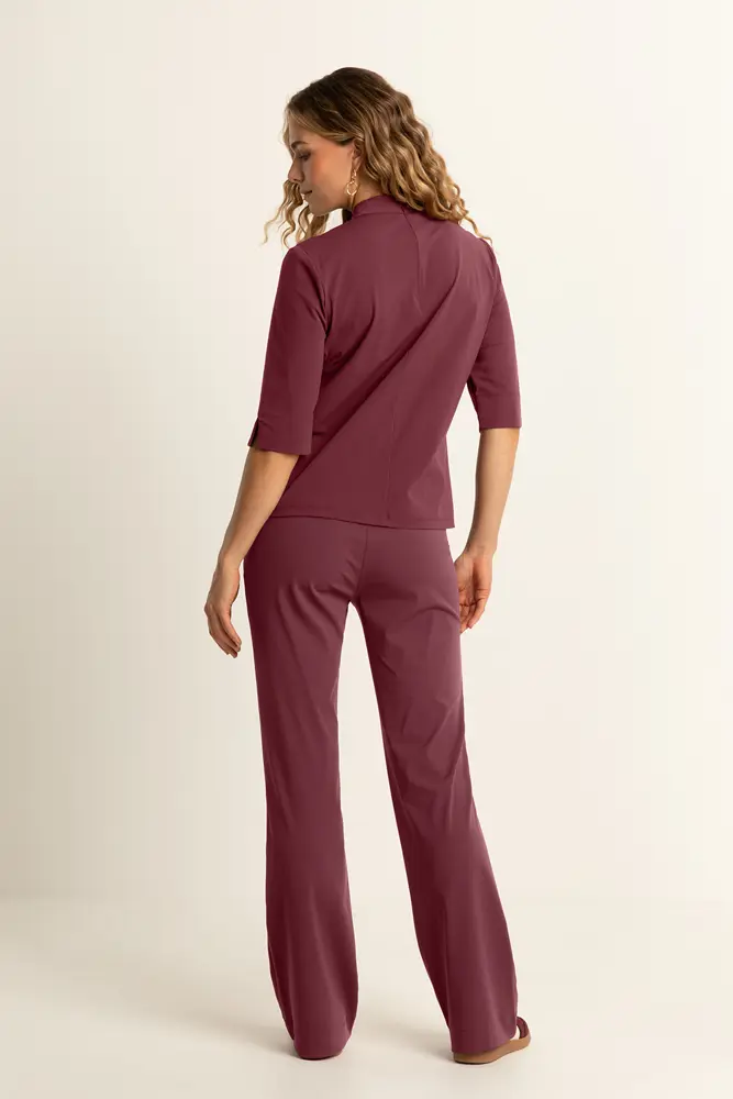 Flared travelbroek