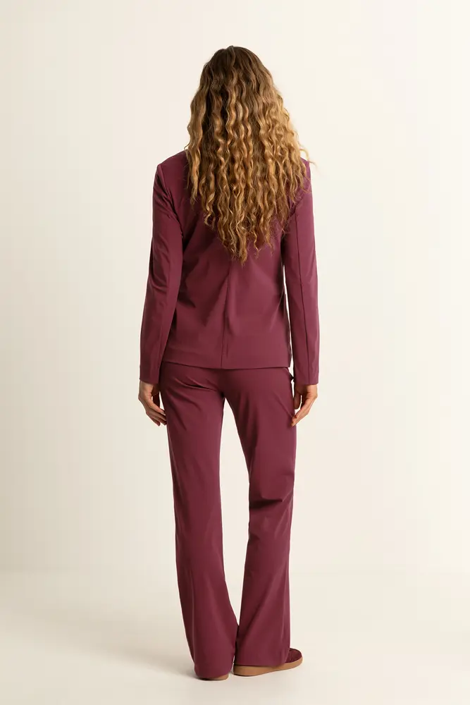 Flared travelbroek