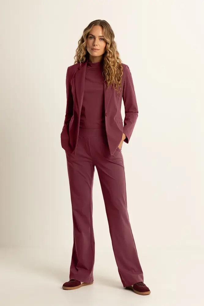 Flared travelbroek