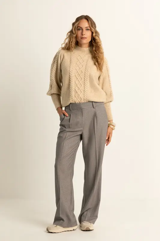 Geruite broek