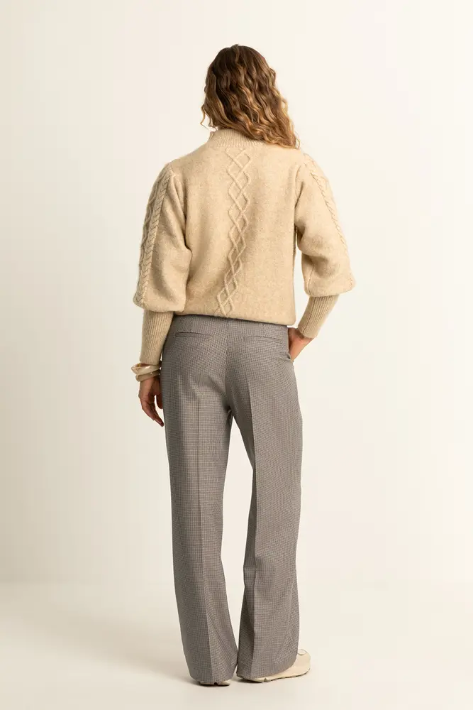 Geruite broek